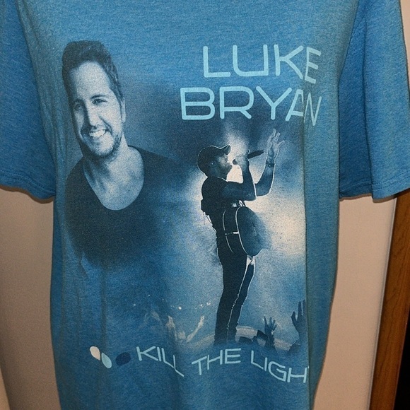 Luke Bryan Kill The Lights Tour Concert Tee Shirt Mens size 2XL Short Sleeve - Picture 2 of 6